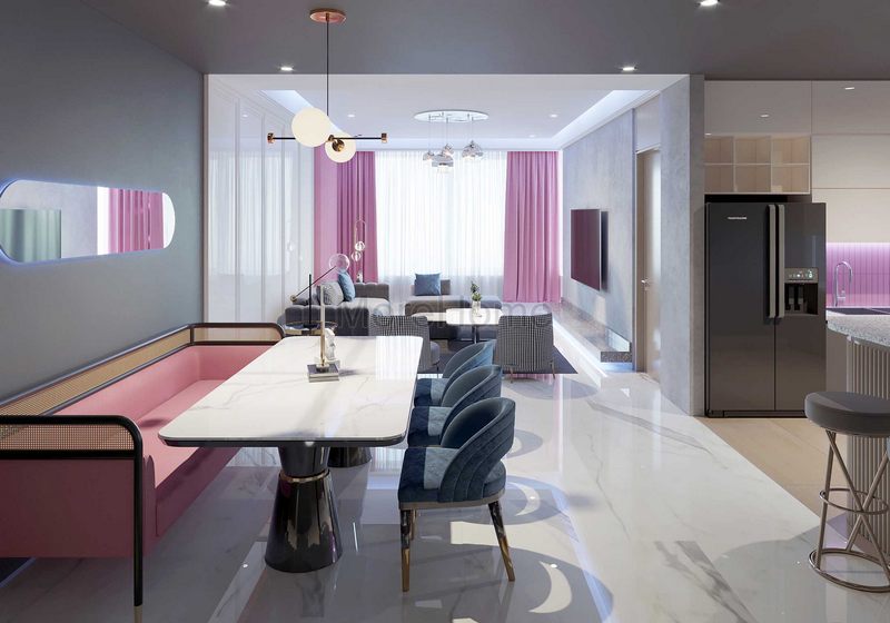 Ấn tượng 18 mẫu thiết kế nội thất bàn ăn căn hộ, nhà phố, biệt thự nên sở hữu nhất năm 2022
