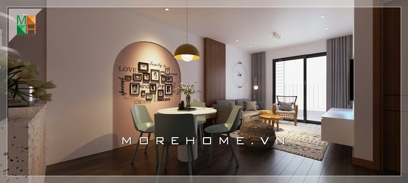 Với thiết kế cửa kính lùa ban công đẹp, hiện đại giúp căn phòng trở nên thông thoáng và rộng rãi hơn.