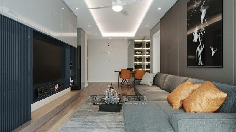 # 23 Mẫu phòng khách độc đáo trong Thiết kế nội thất chung cư 90m2 ở Hà Nội